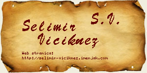 Selimir Viciknez vizit kartica